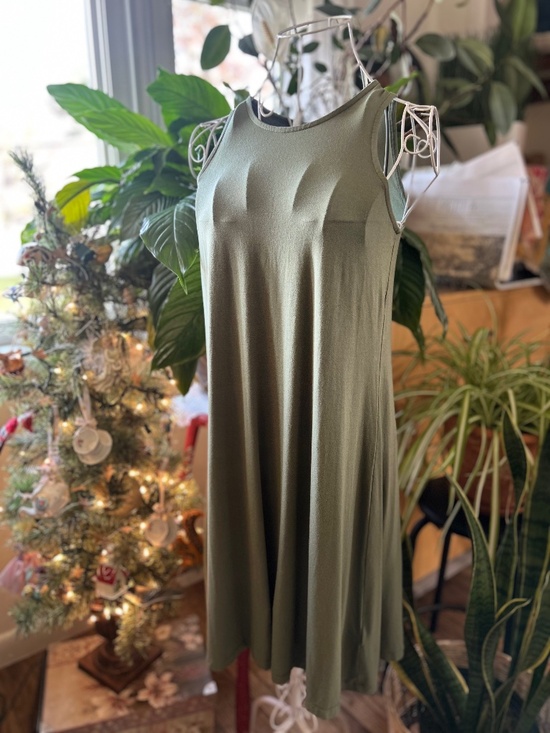 Old Navy green tank dress - Picture 1 of 4